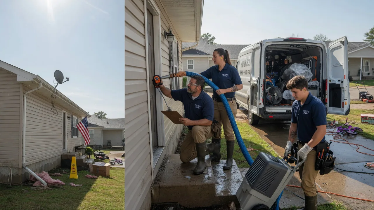Ceiling Water Damage Restoration in Winnebago, MN near me